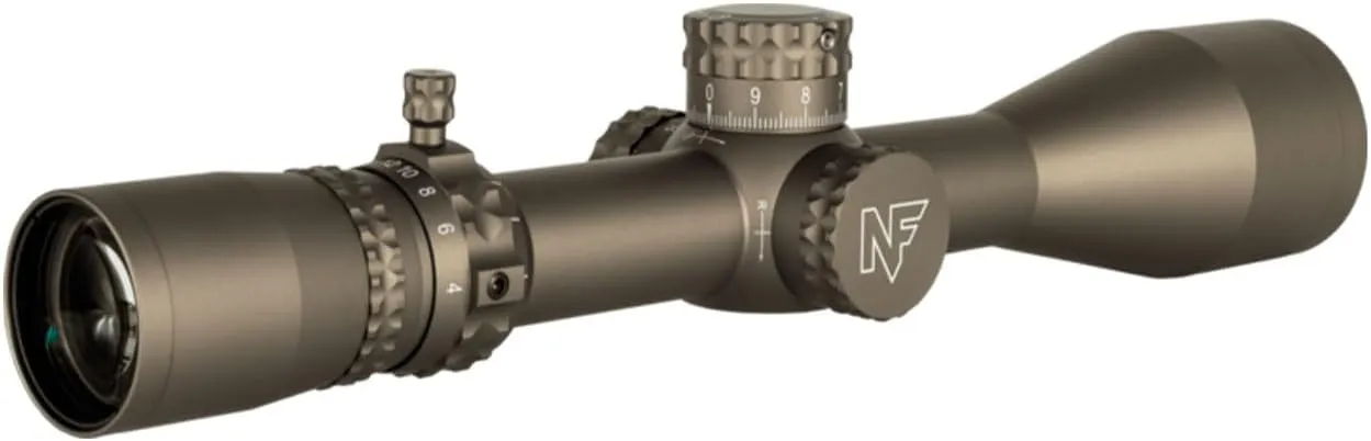 Nightforce NX8 4-32x50mm F1 30mm Tube Illuminated Gun Scope - Durable Precise ZeroSet Parallax Adjustable First Focal Plane Dark Earth Hunting Scope
