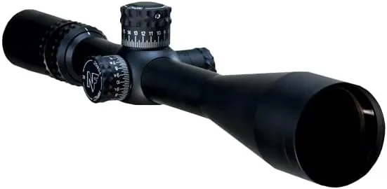 Nightforce NXS 8-32x56mm F2 30mm Tube Durable Precise Black Hunting Gun Scope - ZeroStop Parallax Adjustable Second Focal Plane Long-Range Shooting Scope