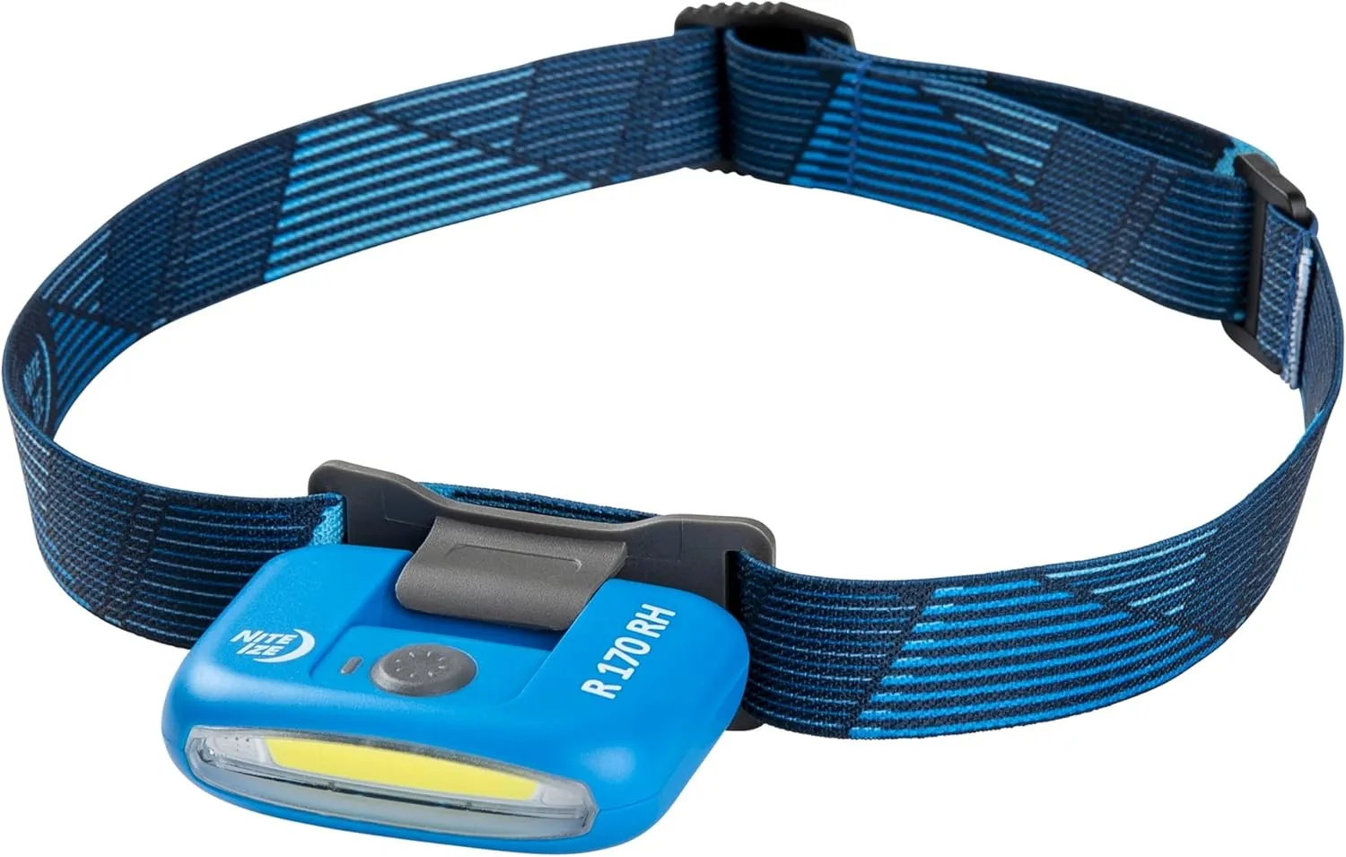 Nite Ize Radiant 170 Rechargeable Headlamp - Durable Headlamp with Rechargeable 170 Lumen Light - Great for Camping, Hiking & at-Home Projects - Blue