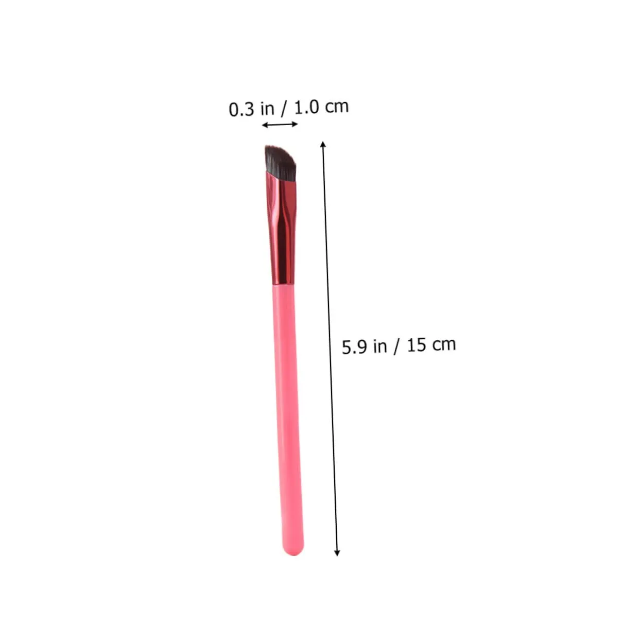 NOLITOY 10pcs Angled Eyebrow Makeup Brush Professional Eye Liner Brush for Precise Application for Girls Women for Home Salon Use