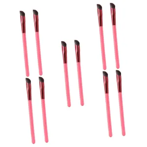NOLITOY 10pcs Angled Eyebrow Makeup Brush Professional Eye Liner Brush for Precise Application for Girls Women for Home Salon Use
