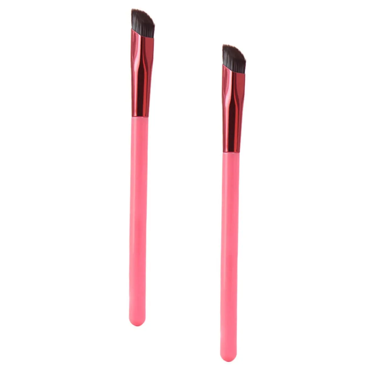NOLITOY 10pcs Angled Eyebrow Makeup Brush Professional Eye Liner Brush for Precise Application for Girls Women for Home Salon Use