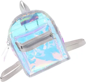 NOLITOY Dazzling Backpack for Creative Travel Bag with Zipper Practical Storage Lightweight Design for Outdoor Color for