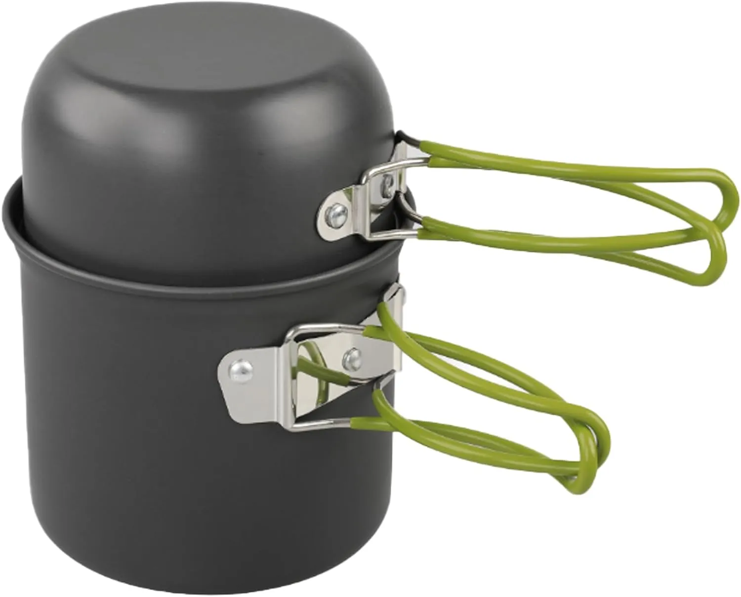 NUEAYMS Outdoor Camping Cookware Backpacking Pots and Pans Portable Camping Cooking Utensils with Folding Handle Enduring