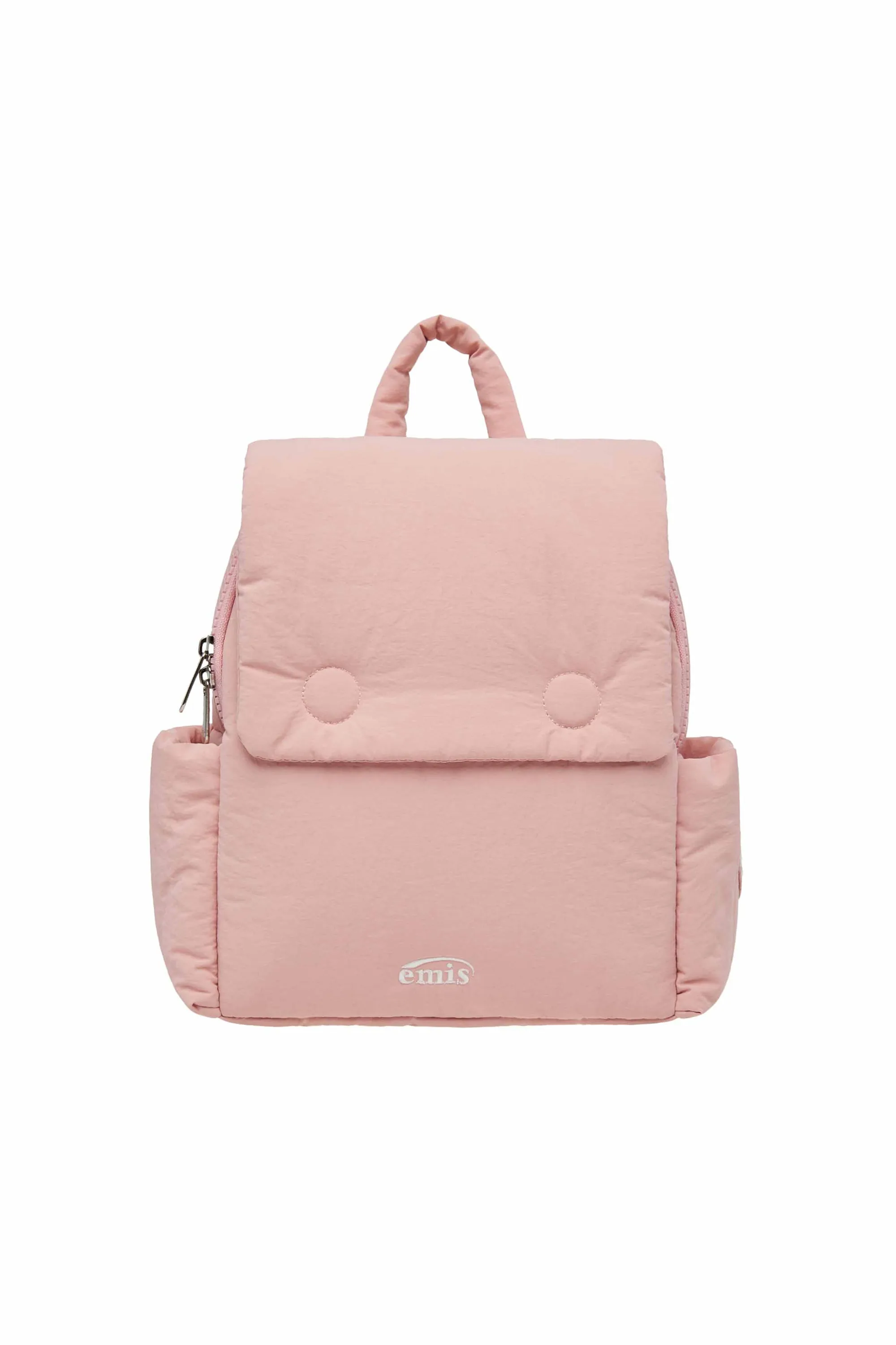 NYLON PADDED BACKPACK-PINK