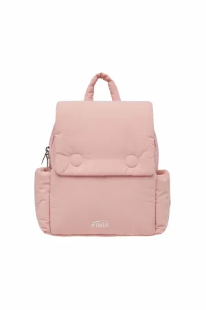 NYLON PADDED BACKPACK-PINK