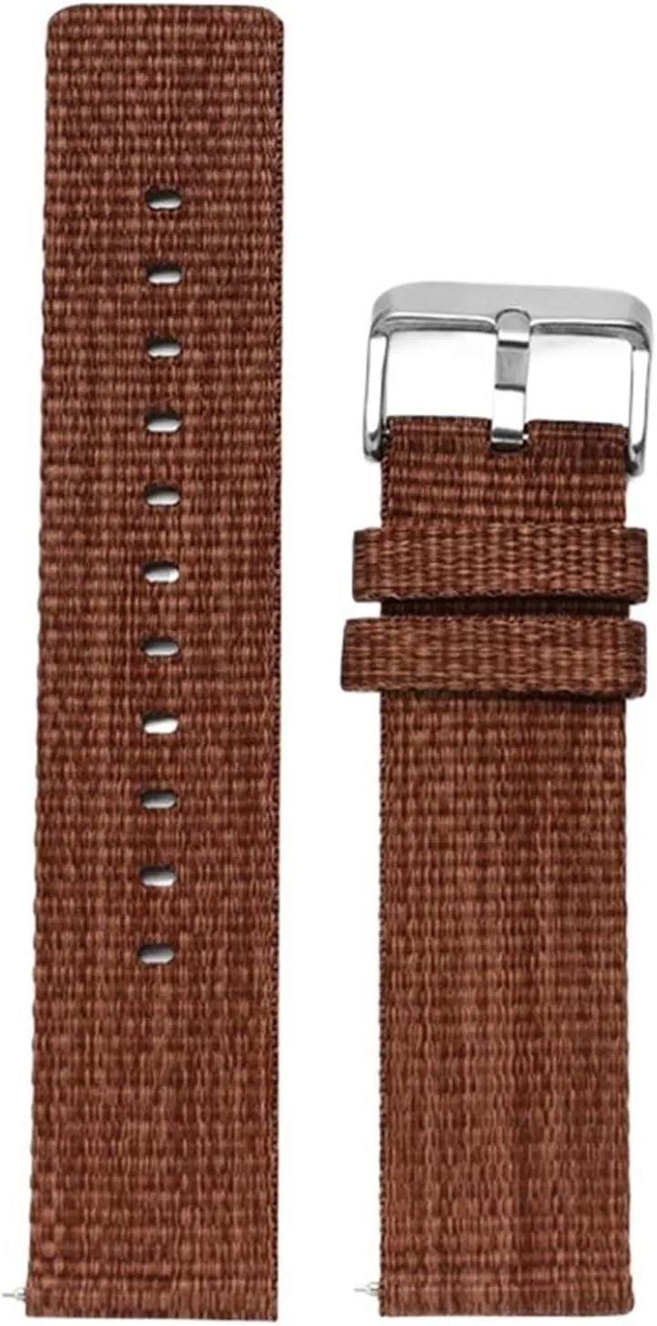 Nylon Watch Band 18mm 20mm 22mm Universal Bracelet Sports Canvas Smart Watch Strap Soft Fabric Wristbelt Quick Release