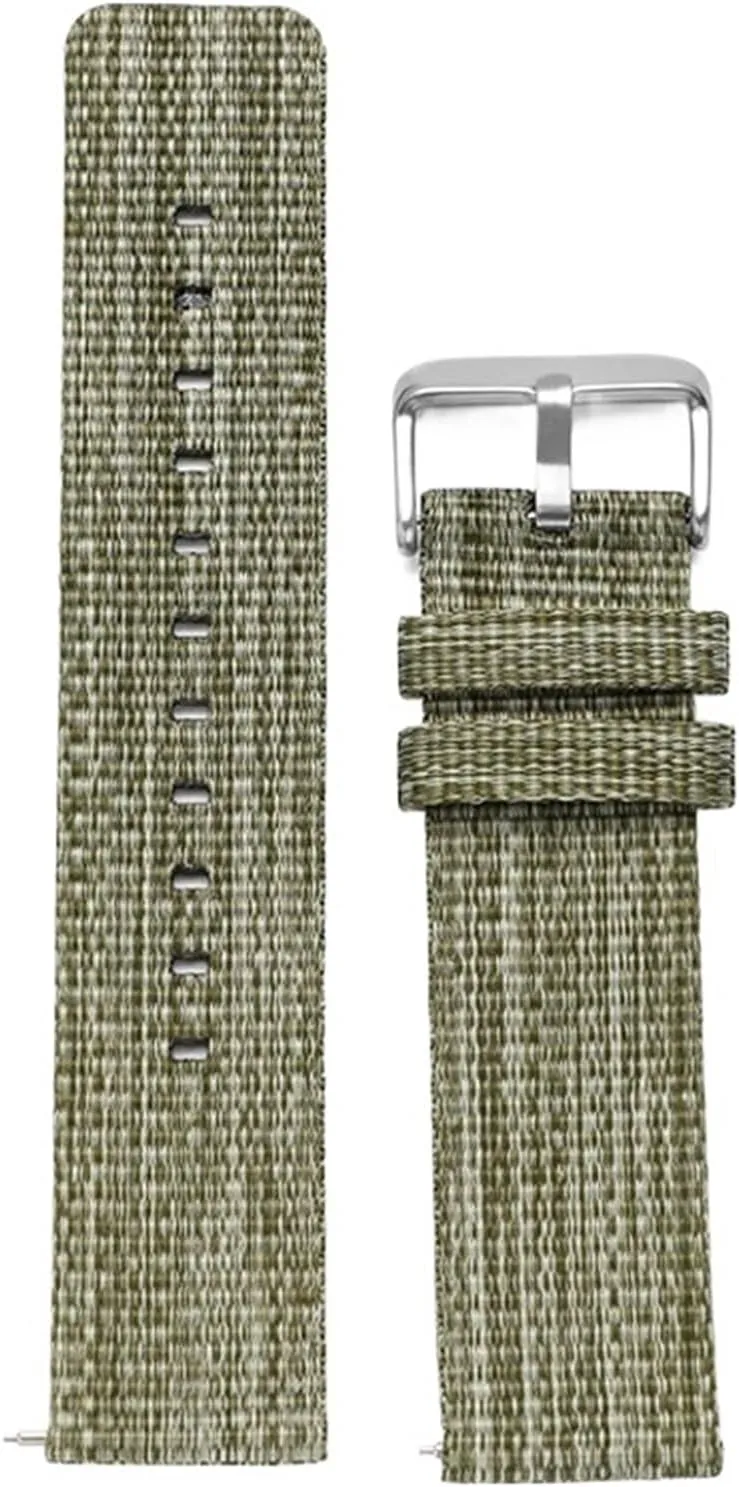 Nylon Watch Band 18mm 20mm 22mm Universal Bracelet Sports Canvas Smart Watch Strap Soft Fabric Wristbelt Quick Release