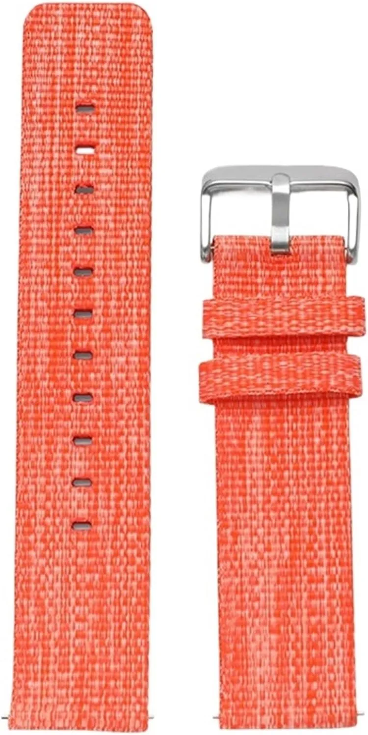 Nylon Watch Band 18mm 20mm 22mm Universal Bracelet Sports Canvas Smart Watch Strap Soft Fabric Wristbelt Quick Release