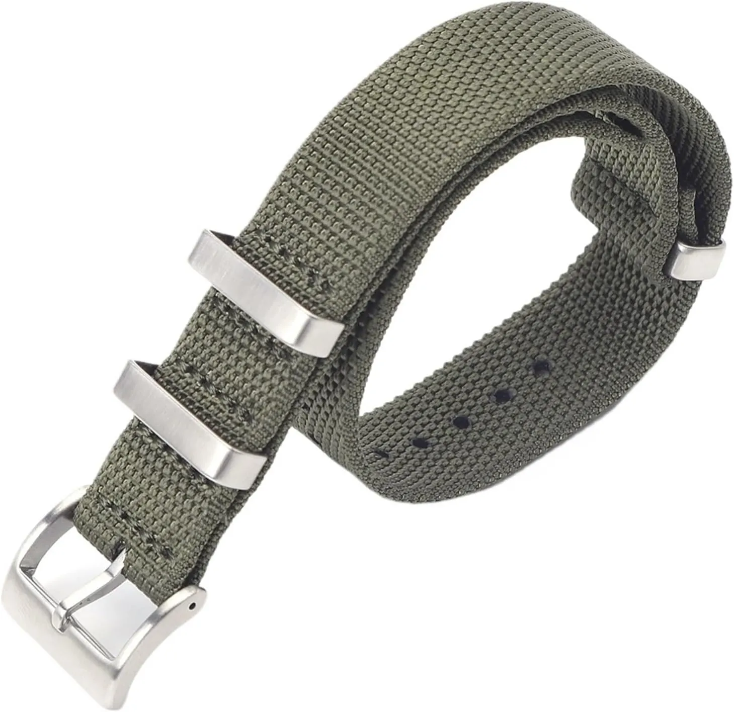 Nylon Watch Band 20mm 22mm Durable Fabric Watch Strap Stainless Steel Buckle Sport WatchBand For Men Women