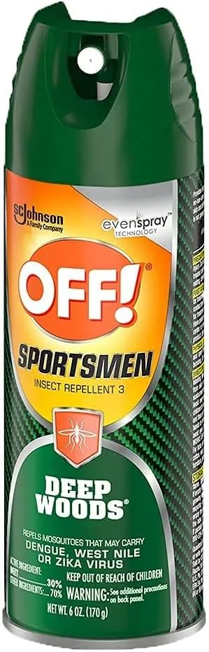 Off! Deep Woods Sportsman Insect Repellent 6 Ounce (Pack of 2)
