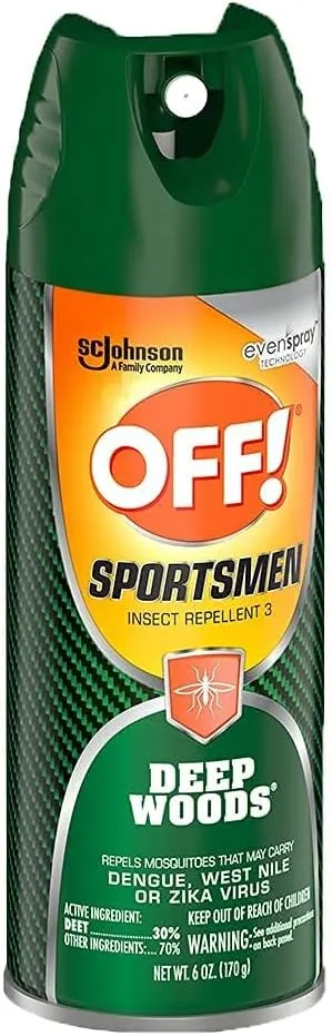 Off! Deep Woods Sportsman Insect Repellent 6 Ounce (Pack of 2)