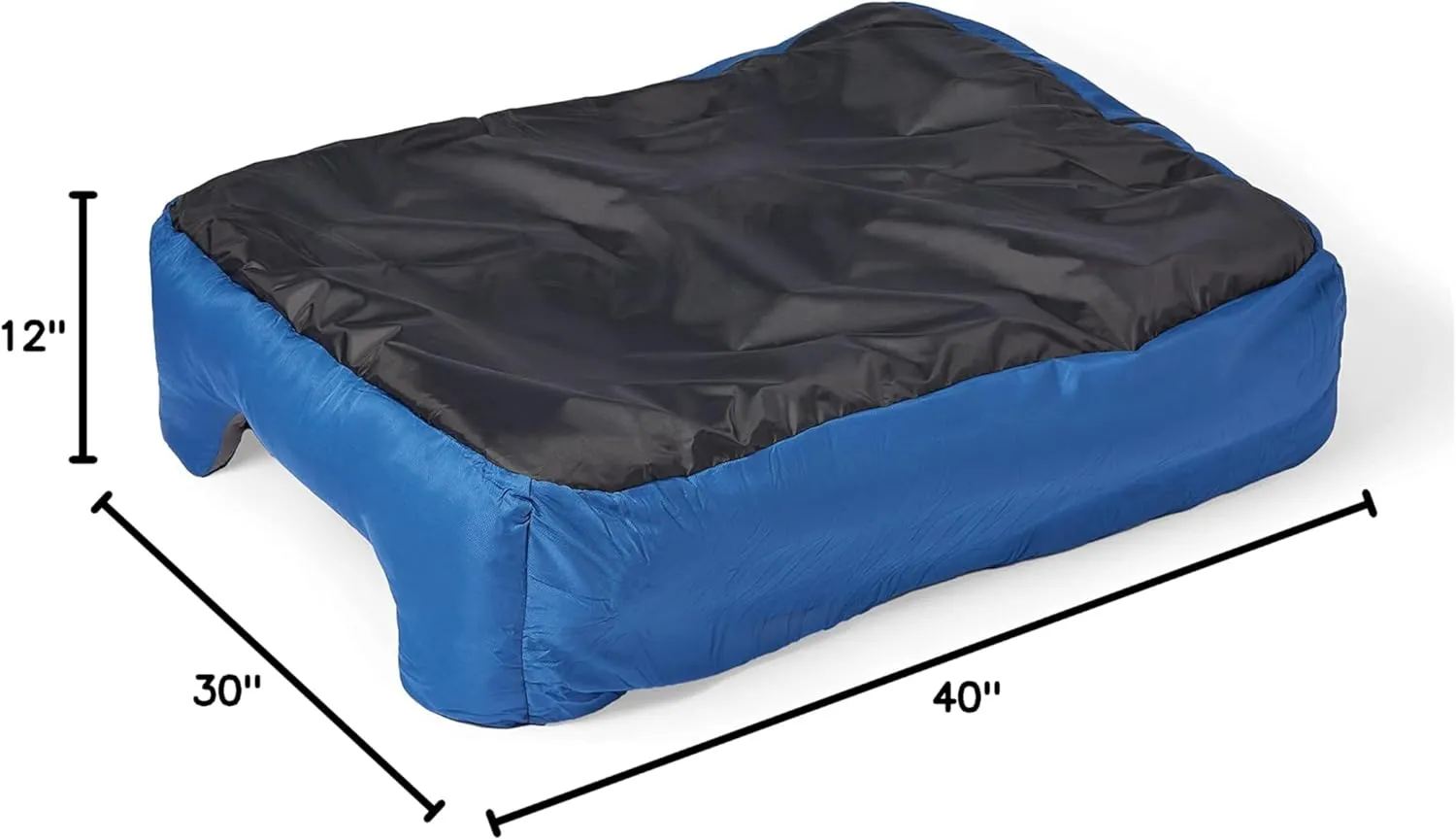 OmniCore Designs Pet Sleeping Bag (LG/Blue) with Zippered Cover for Travel, Camping, Hiking | Good for Small and Large Pets | Use as Pet Beds, Mats or Blanket