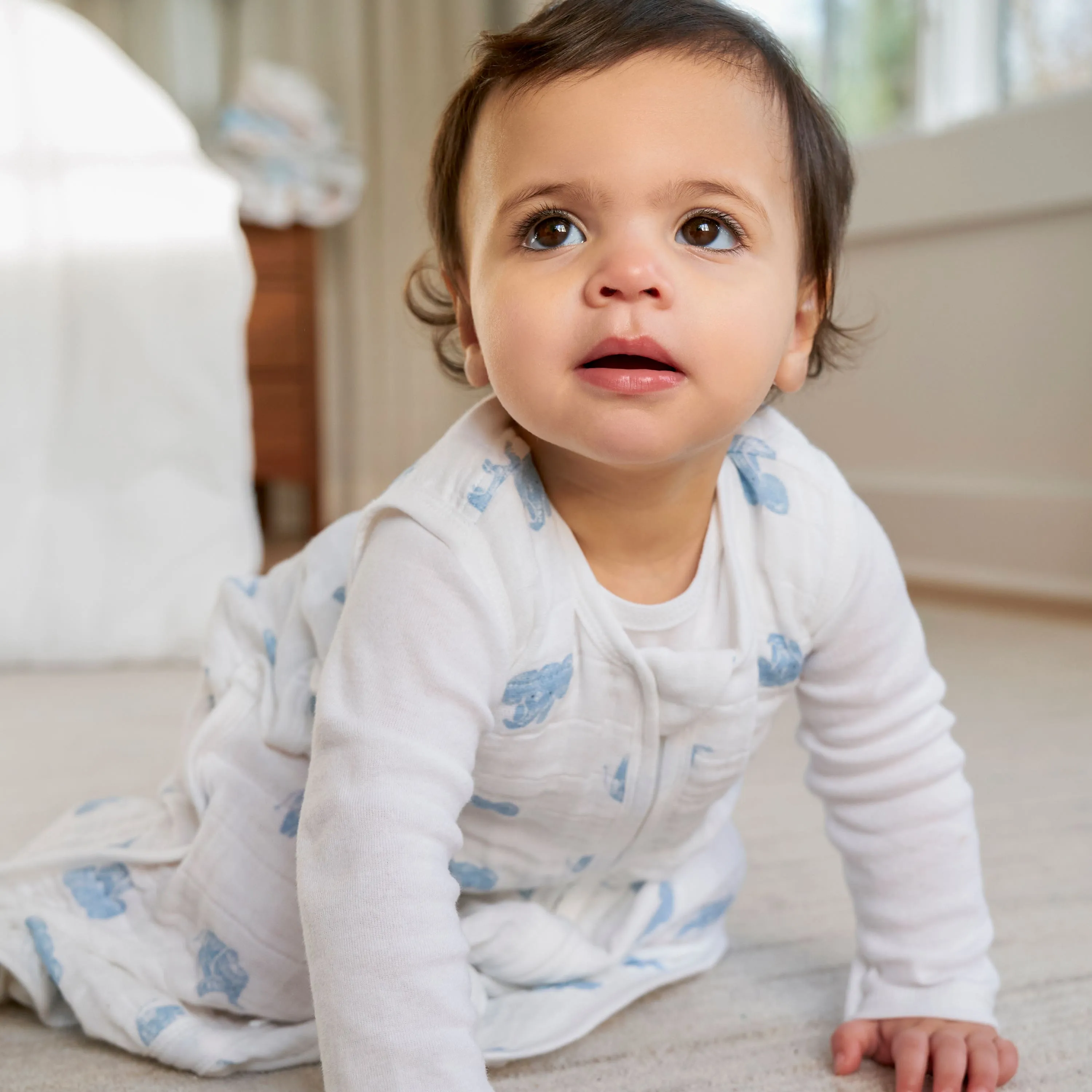organic cotton light sleep sack TOG 1.0