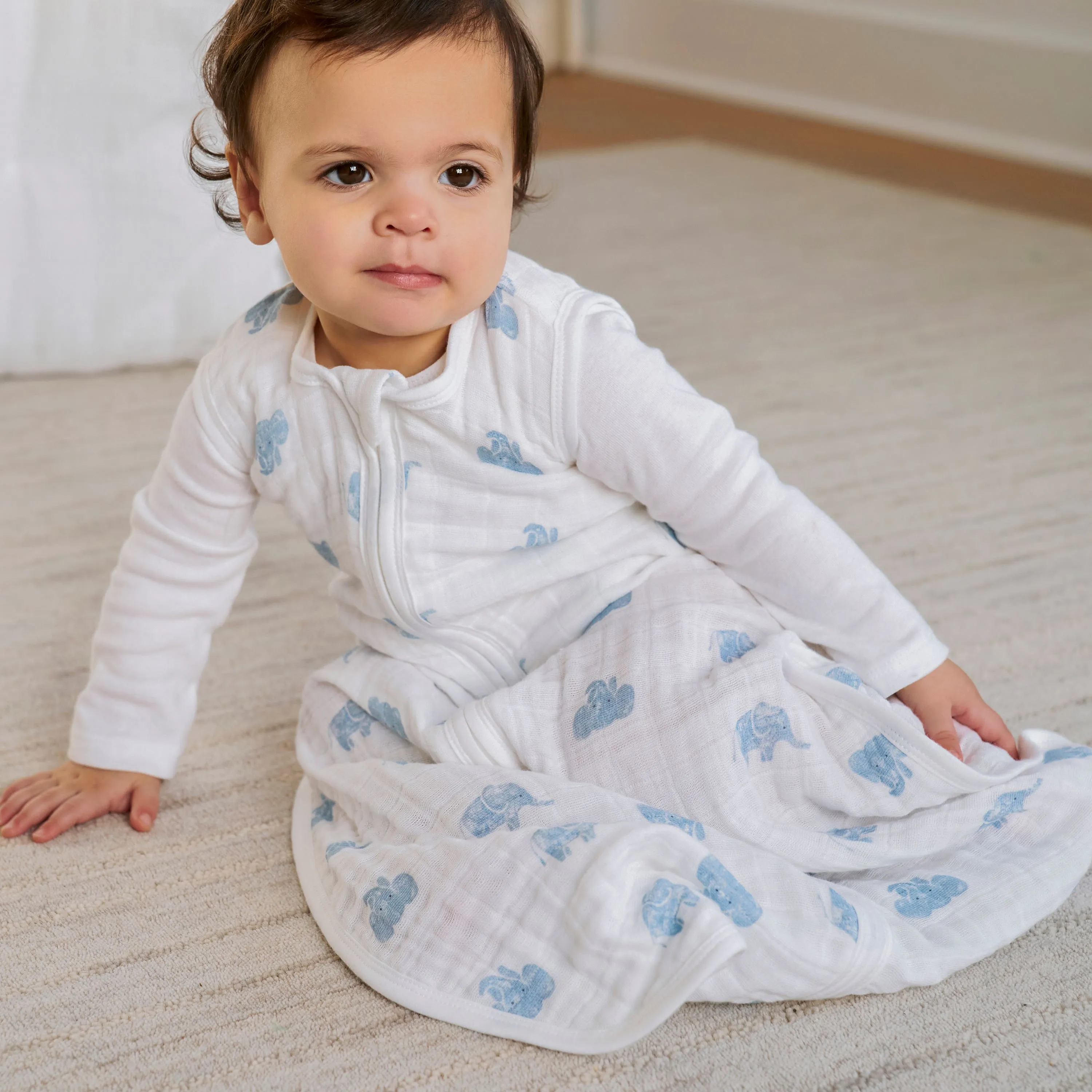 organic cotton light sleep sack TOG 1.0