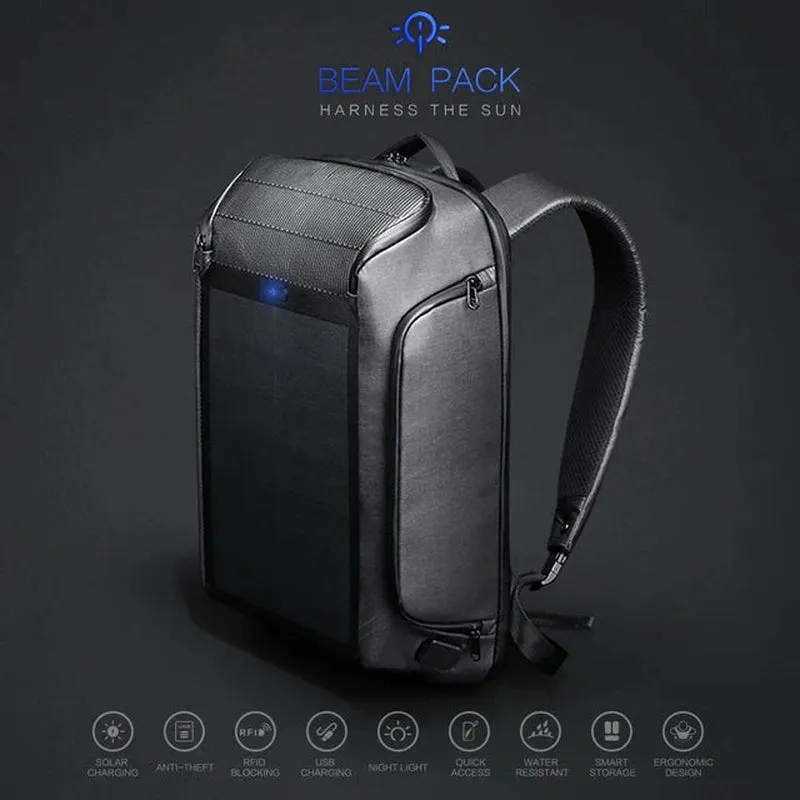 Original Kingston Multifunctional Solar Charging Backpack