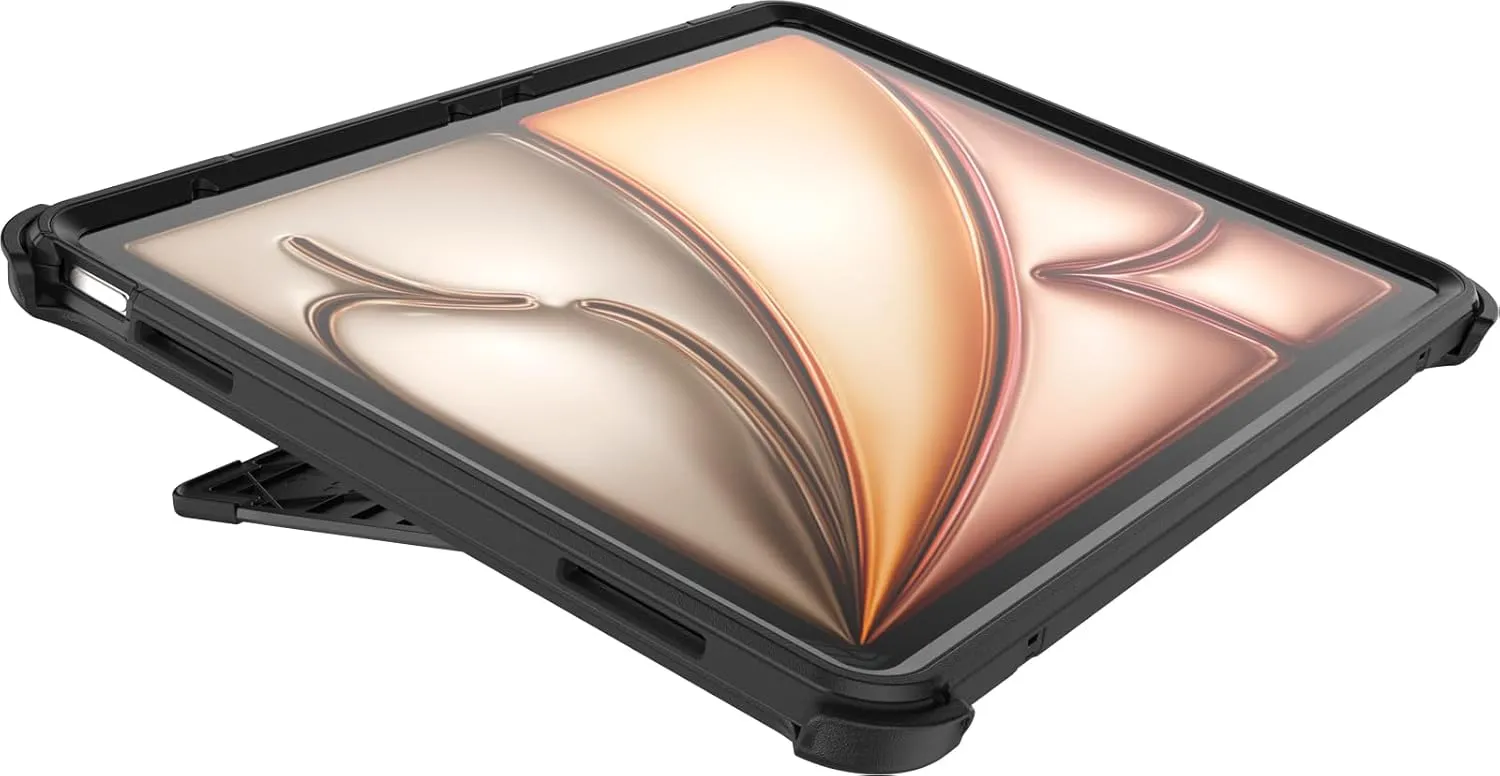 OtterBox Defender Series Case for iPad Air 13-inch (M3) & (M2) - Black, Rugged, Durable, Multi-Layer Protection