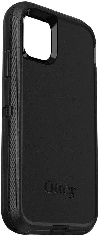 OtterBox iPhone 11 Defender Series Case - Black, Rugged & Durable, with Port Protection, Includes Holster Clip Kickstand
