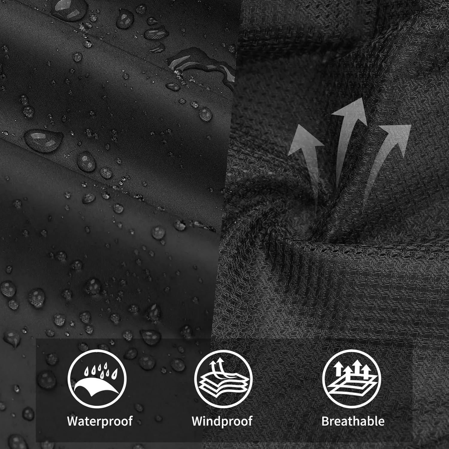 Ourcan Rain Pants Women Waterproof Pants Lightweight Breathable Hiking Cycling Outdoor with Pocket