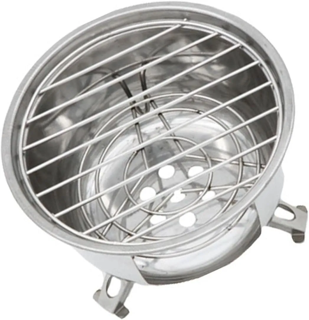 Outdoor Bbq Grill Portable Camping Stove Small Barbecue Round Grill Multi-purpose Cooking Tool Bbq Fun