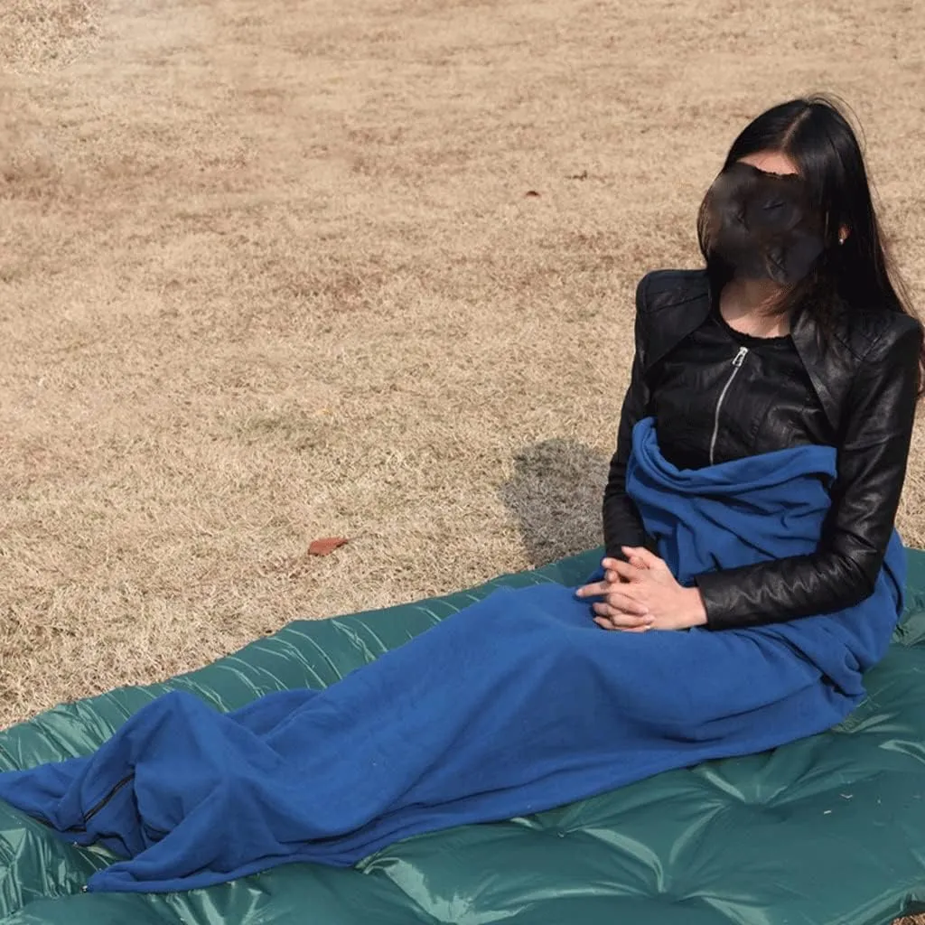 Outdoor Camping and Camping Warm Fleece Sleeping Bag Outdoor Camping and Camping Rocking Fleece Sleeping Bag