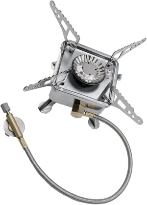 Outdoor Camping Stove Portable Gas Burner for Hiking Design for Picnics and Backpacking Lightweight and Easy to Store