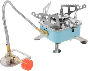 Outdoor Cooking Portable Gas Stove Mini Camping Stove Folding Stainless Steel for Bbq and Camping