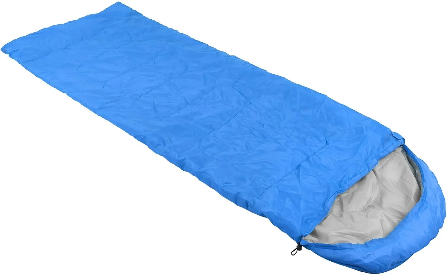 Outdoor Envelope Sleeping Bag Waterproof Camping Hiking Backpacking Hood Warmth Retention Strong for Mountaineering