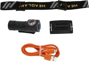 Outdoor Headlight Elastic Band Waterproof Highlight Mini Portable 550lm Headlamp Flashlight for Hiking Fishing White