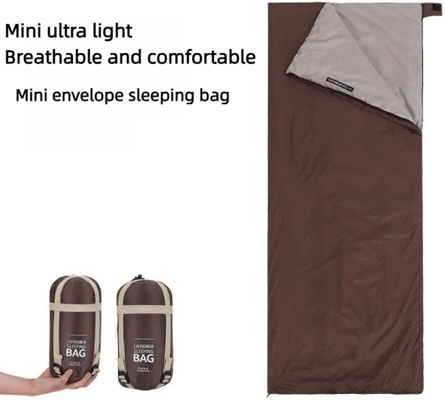 Outdoor Lightweight Sleeping Bag, Summer mini Camping and Four Seasons Universal Thin Sleeping Bag