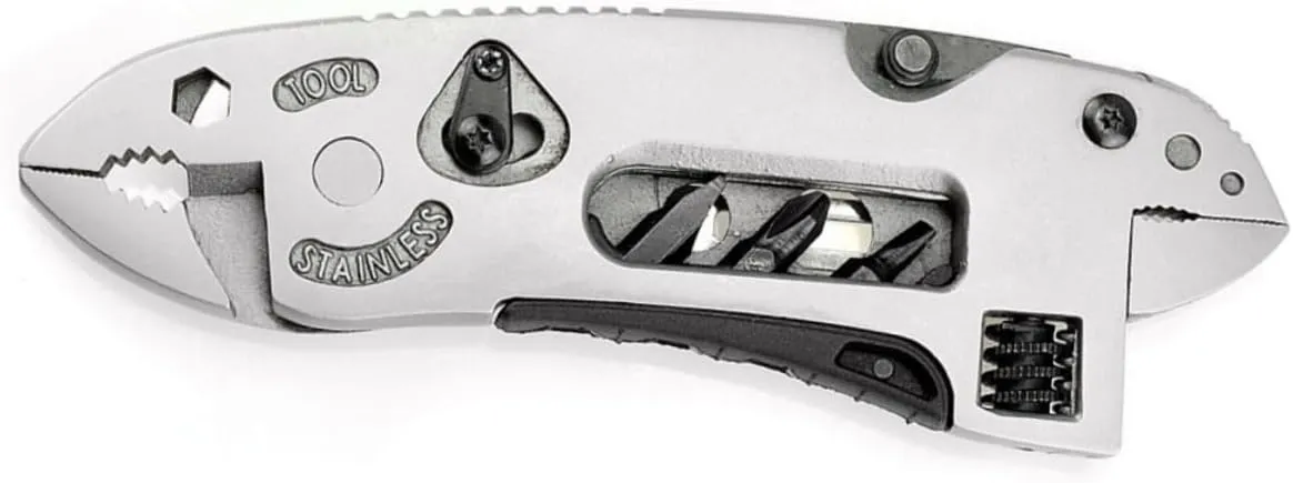 Outdoor Multi-purpose Wrench Set Pliers Adjustable Wrench Wire Cutter Tool Survival Emergency Gear