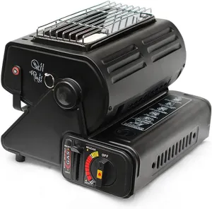 Outdoor Propane or Butane Dual Fuel Heater, Adjustable 2 in 1 Camping Space Heaters for Outdoor Camping Fishing Hunting for Camping Heating 1