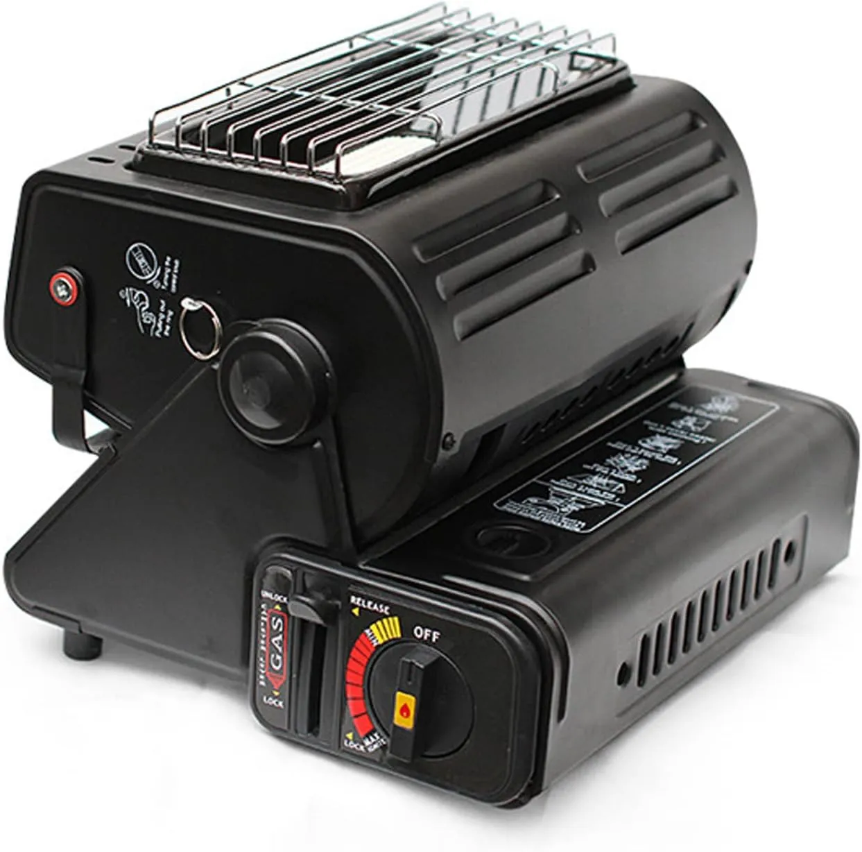 Outdoor Propane or Butane Dual Fuel Heater, Adjustable 2 in 1 Camping Space Heaters for Outdoor Camping Fishing Hunting for Camping Heating 1
