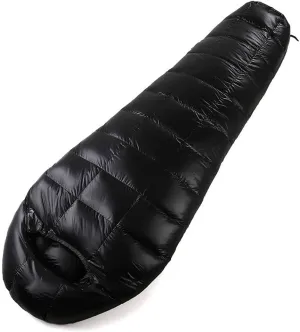 Outdoor Sleeping Bag: -30℃/-25F Hydrophobic Goose Down, Camping Sleeping Bag with Stuff Sack - Ultra Lightweight Design