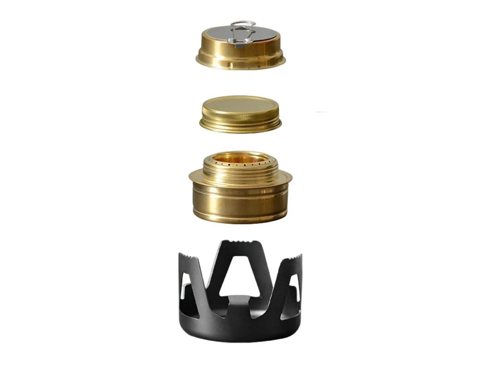 Outdoor Stand Stove Burner Alcohol Camping Monumental discount Mini with Portable Black Cutting-edge features Burner Stove