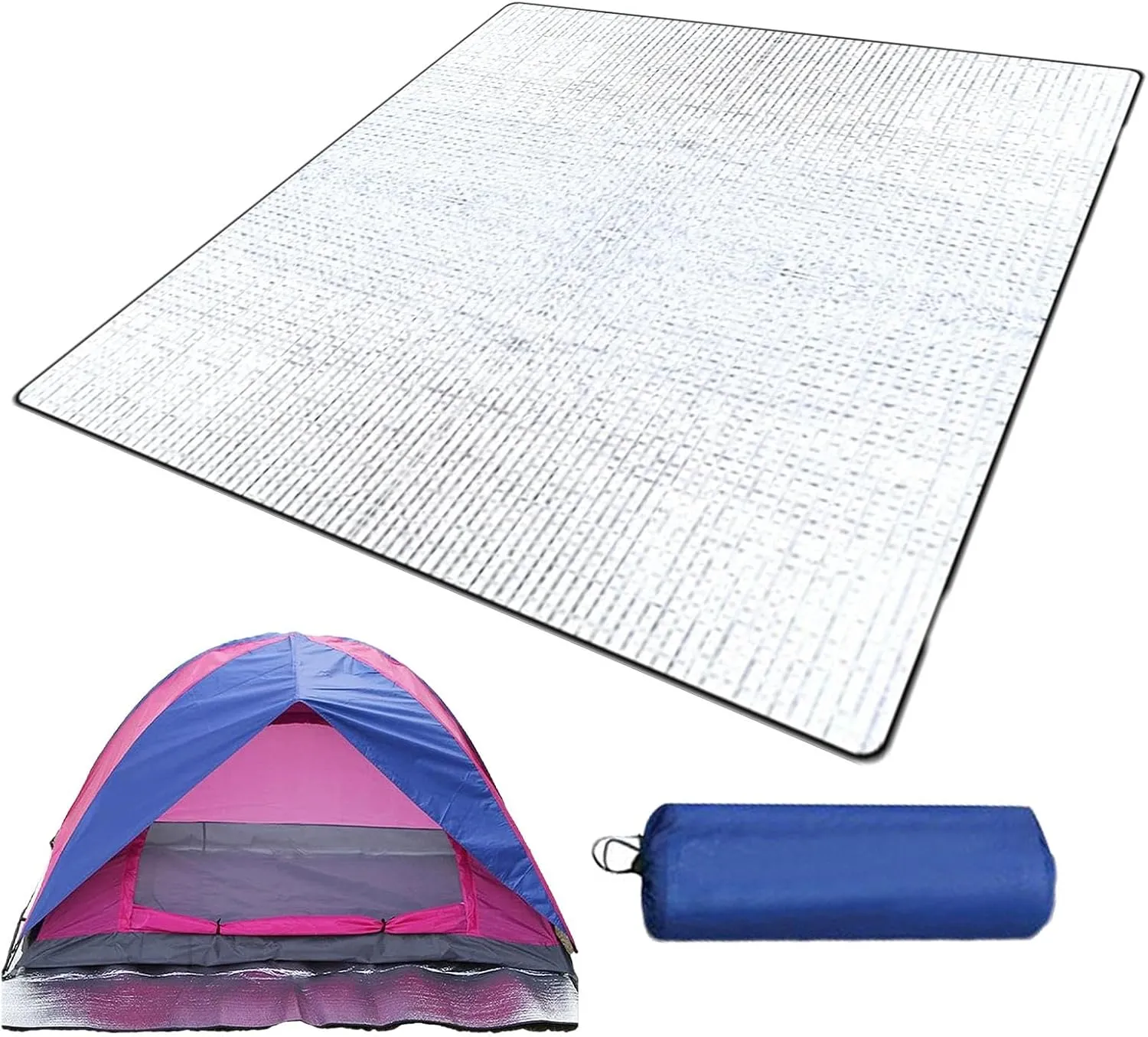 Outdoor Tent Flooring - Non-Slip Tent Floor Mat, Heavy-Duty Camping Groundsheet | UV-Resistant Camping Carpet, Breathable Awning Mat, Mold and mildaw rasistant, Perfect for RVs Campsites Festivals