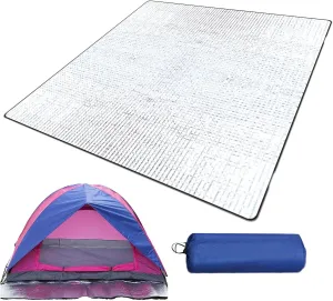 Outdoor Tent Flooring - Non-Slip Tent Floor Mat, Heavy-Duty Camping Groundsheet | UV-Resistant Camping Carpet, Breathable Awning Mat, Mold and mildaw rasistant, Perfect for RVs Campsites Festivals