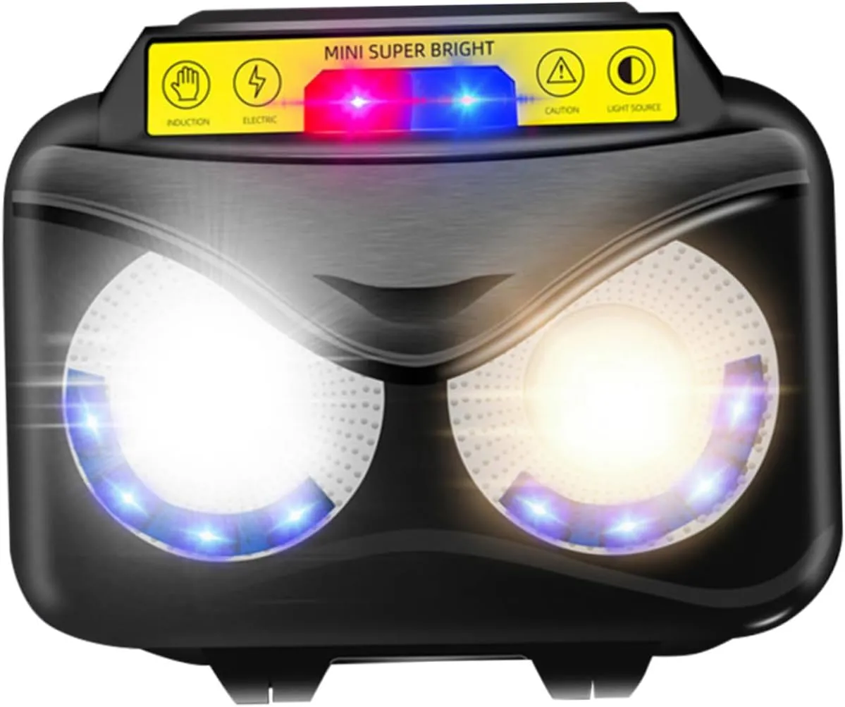 Outdoor USB Rechargeable Sensor Torch Headlight for Fishing Hiking Camping Led Light Portable Multi-Function Headlamp