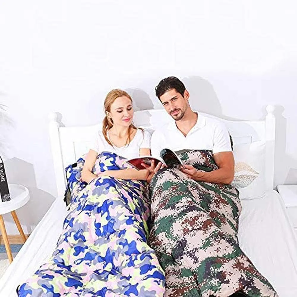 Outdoor Warmth Insulation Sleeping Bag Camping Sleeping Bag Storage Package Envelope Sleeping Bag Stuff Sack for Travel Hiking(D)