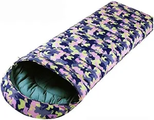 Outdoor Warmth Insulation Sleeping Bag Camping Sleeping Bag Storage Package Envelope Sleeping Bag Stuff Sack for Travel Hiking(D)