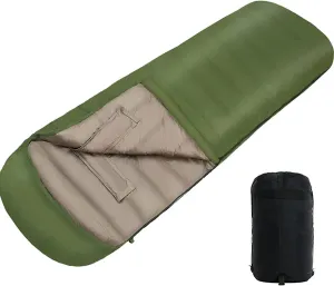 Outdoors Hiking Sleeping Bag 3 Season Warm Weather & Winter Lightweight Waterproof Warm Sleeping Bag with a Compression Sack for Women Men's Backpacking Camping，