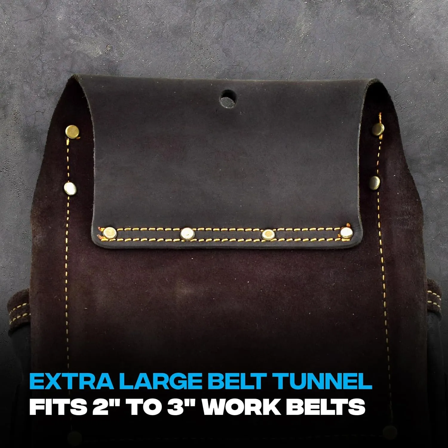 OX Tools Pro Oil-Tanned Leather Tool Pouch Set – Heavy-Duty Tool Belt Pouches for Carpenters, Drywallers, Framers & Electricians, Multi-Pocket, Reinforced Stitching & Hammer Holders