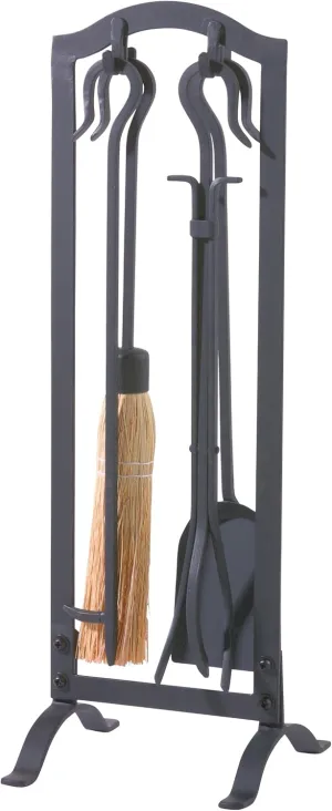 Panacea 15001 Wrought Iron Fireplace Toolset, Black, Pack of 5