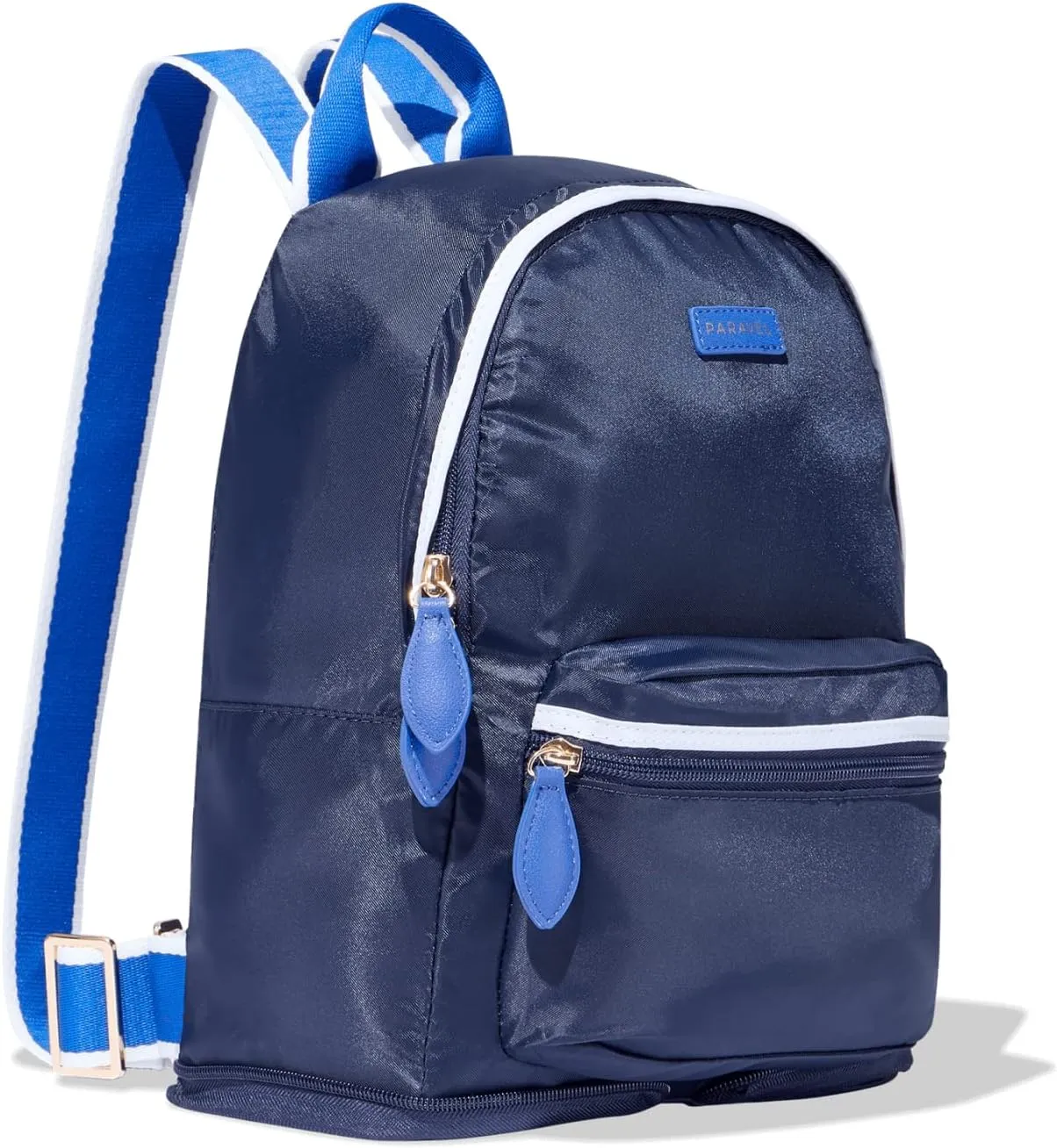 Paravel Fold-Up Mini Travel Backpack | Everyday Lightweight & Packable Nylon Daypack | Scuba Navy