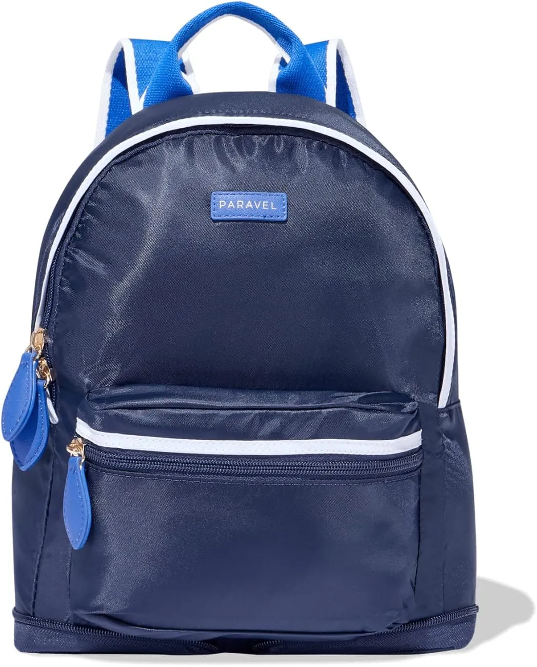 Paravel Fold-Up Mini Travel Backpack | Everyday Lightweight & Packable Nylon Daypack | Scuba Navy