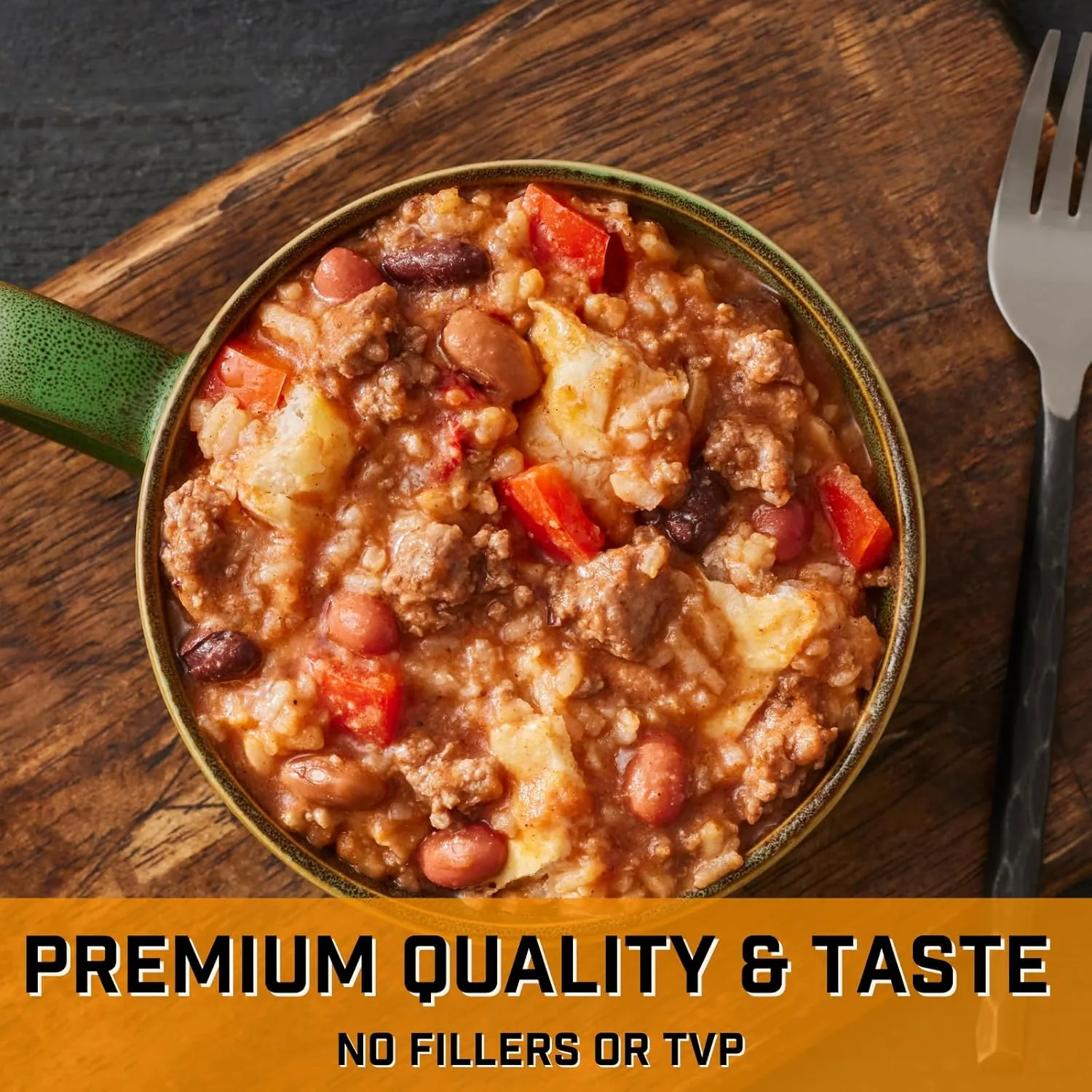 Peak Refuel Backcountry Bison Bowl | Chad Mendes Signature Meal | Premium Freeze-Dried Variety Meals | Hunting, Survival, Camping, Backpacking Food | High-Protein Game Meats | MRE | Made in USA