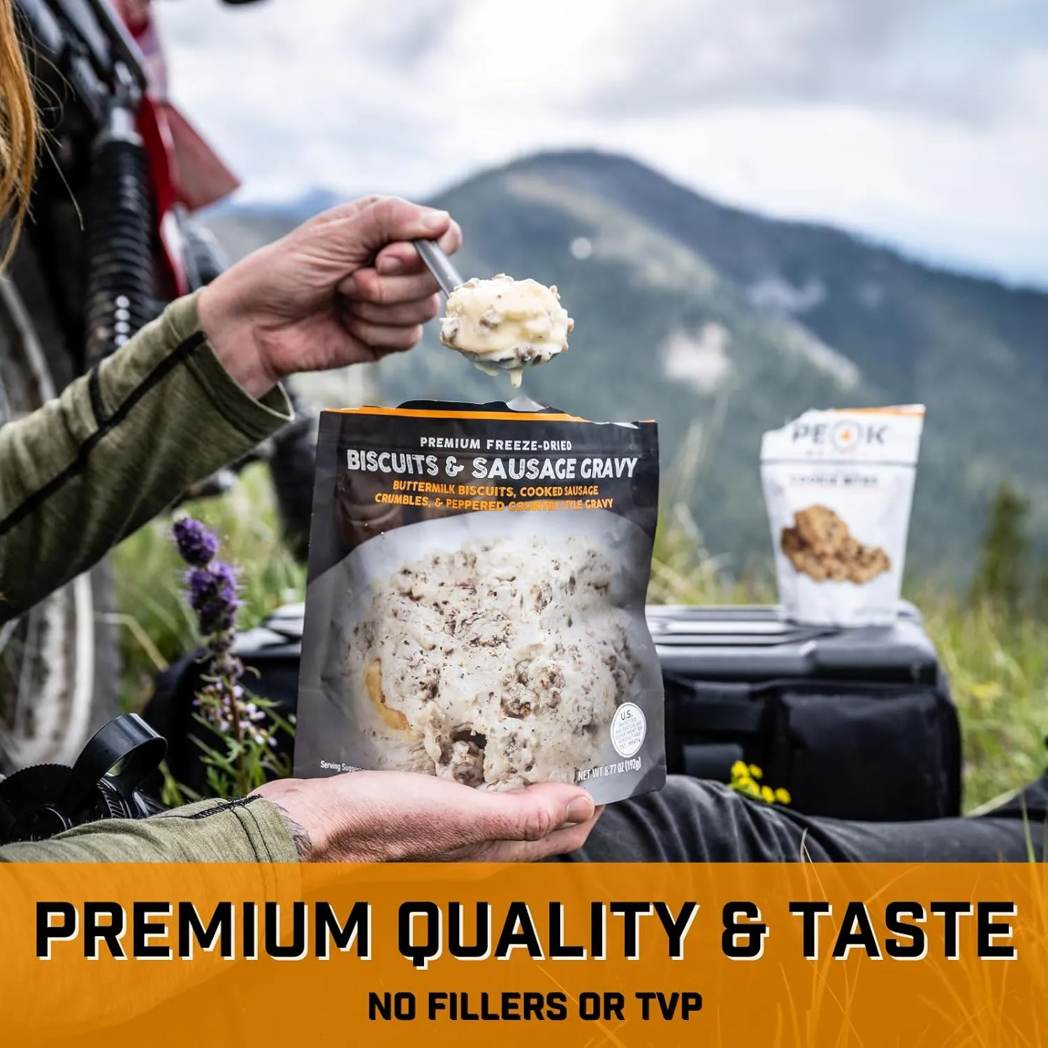 Peak Refuel Ultimate Variety 24-Pack | 100% Real Meat | Premium Freeze-Dried Meals for Backpacking, Camping & Survival | 24 Servings | MRE Emergency Food