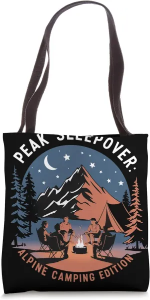 Peak Sleepover Alpine Camping Edition Alpine Camping Tote Bag