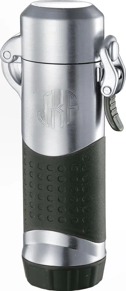Personalized Summit Chrome Satin Wind-Resistant Jet Flame Lighter for Outdoors Free Monogram