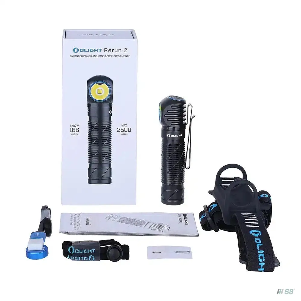 Perun 2 | 2500 Lumens Rechargeable LED Torch/Head Mounted